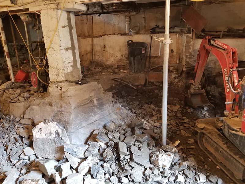 Travaux d'excavation Mile End